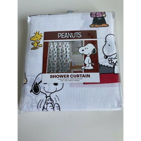 Peanuts Bath Peanuts Charlie Brown Snoopy The Gang Woodstock Fabric